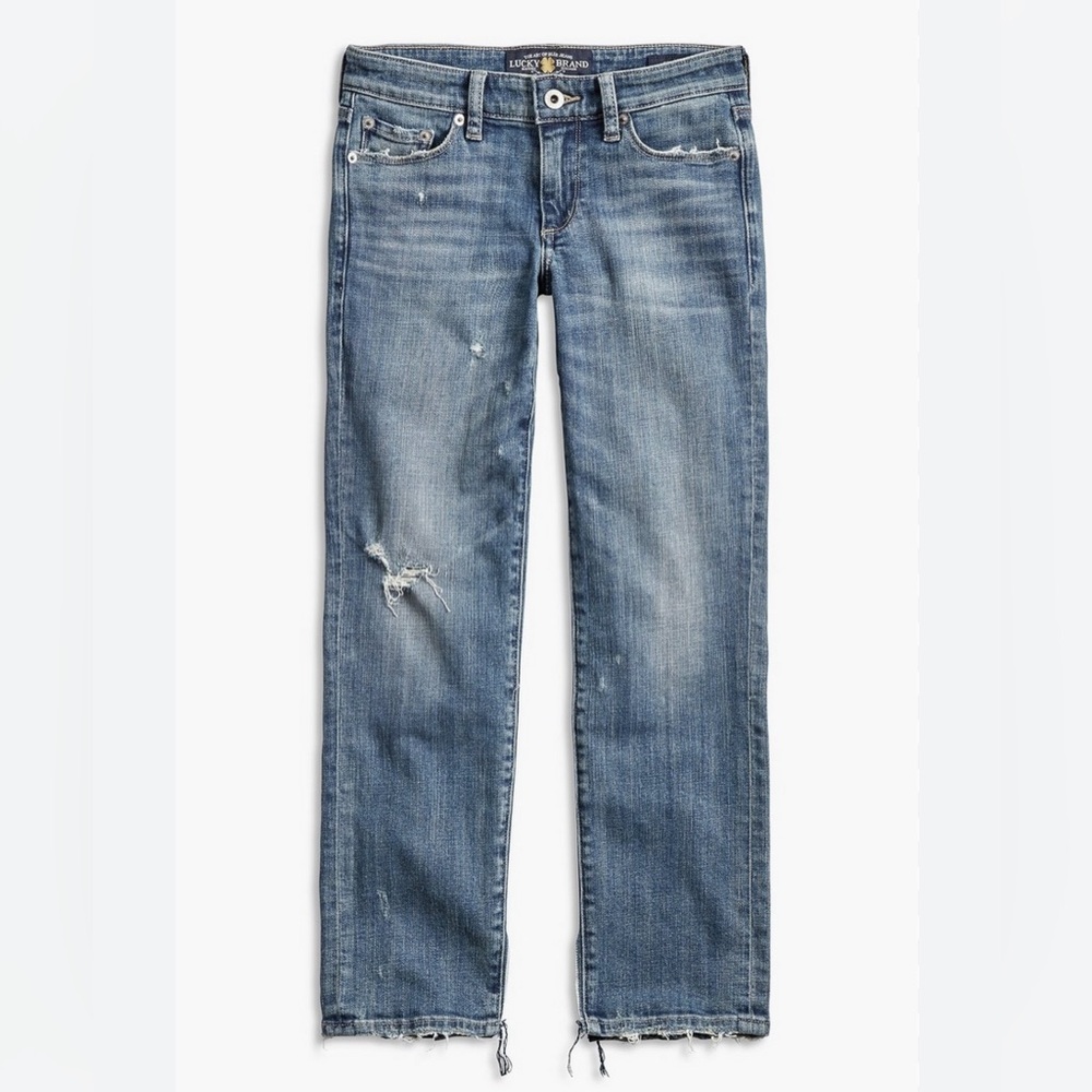 Lucky Brand Sweet Crop distressed Jean size 2/26
